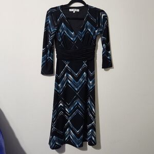 Evan Picone Patterned Dress